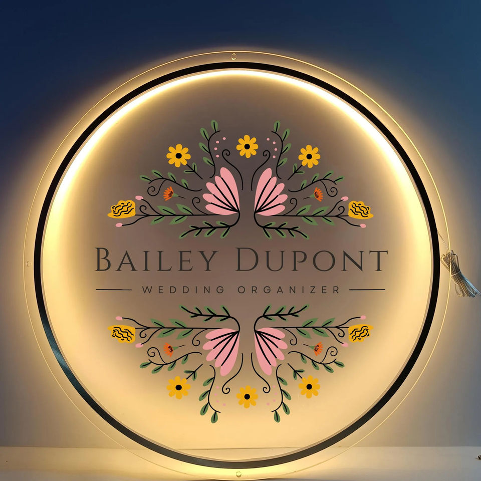 Lighting Decor Company - Пользовательский магазин Логотип 3D Акриловые вывески