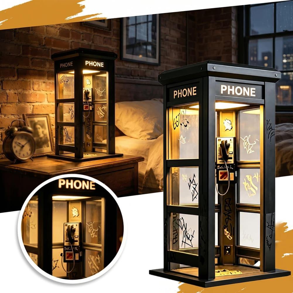 Decor Lighting & Decor Fires Photos - Ретро-настольная лампа в виде телефонной будки