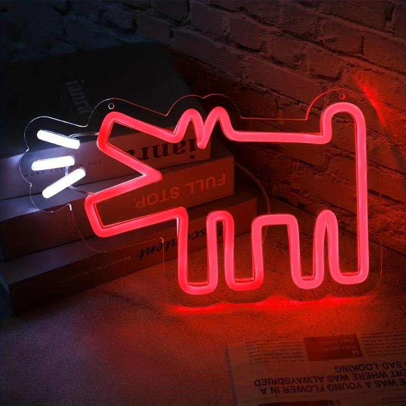 Lighting Decor Store - Светодиодный неоновый светильник «Линия лающих собак»