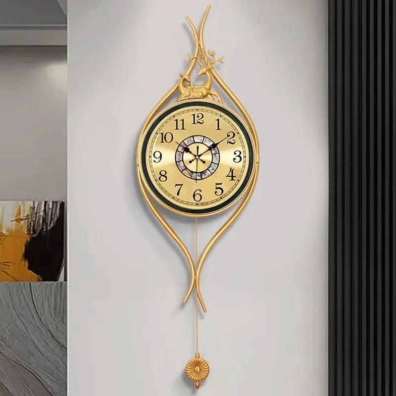 Lighting Home Decor Wall Clocks - Настенные часы в европейском стиле из
