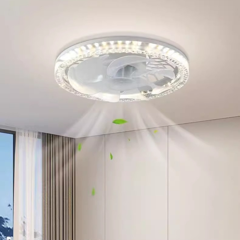 Lighting Decoration On Wall - Дизайнерский минималистичный светодиодный потолочный вентилятор с