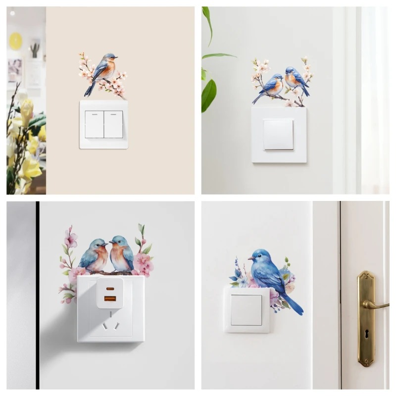 Lighting Decoration On Wall - Наклейка на выключатель света с изображением