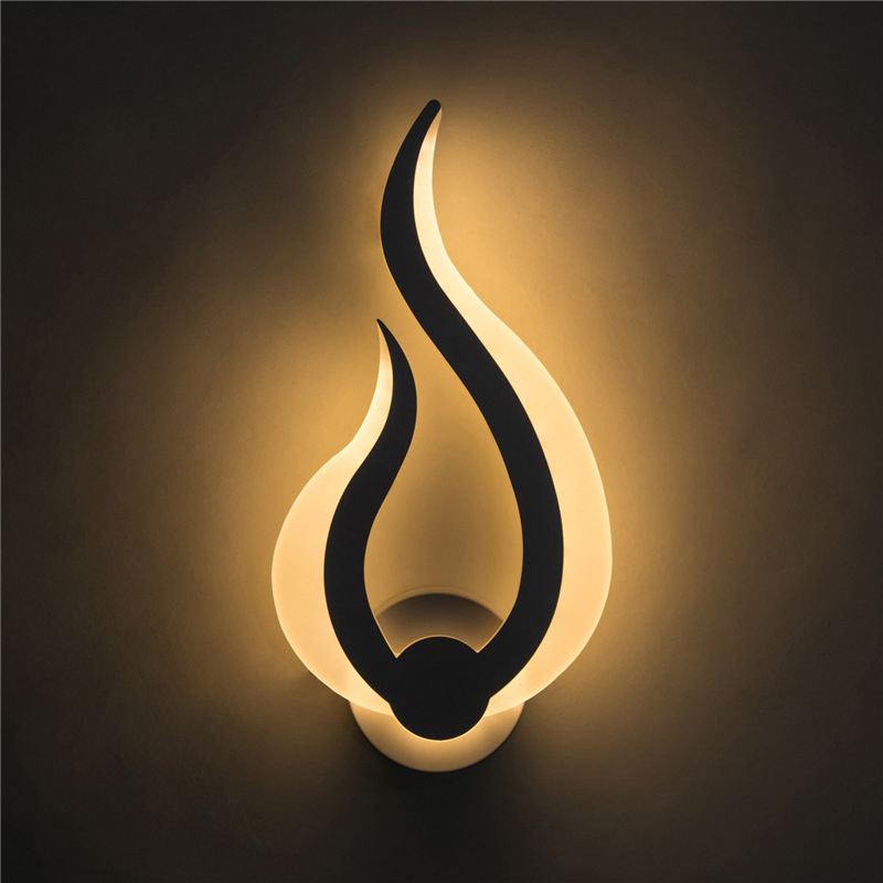 Lighting Decoration On Wall - Внутреннее украшение дома, акриловый светодиодный настенный