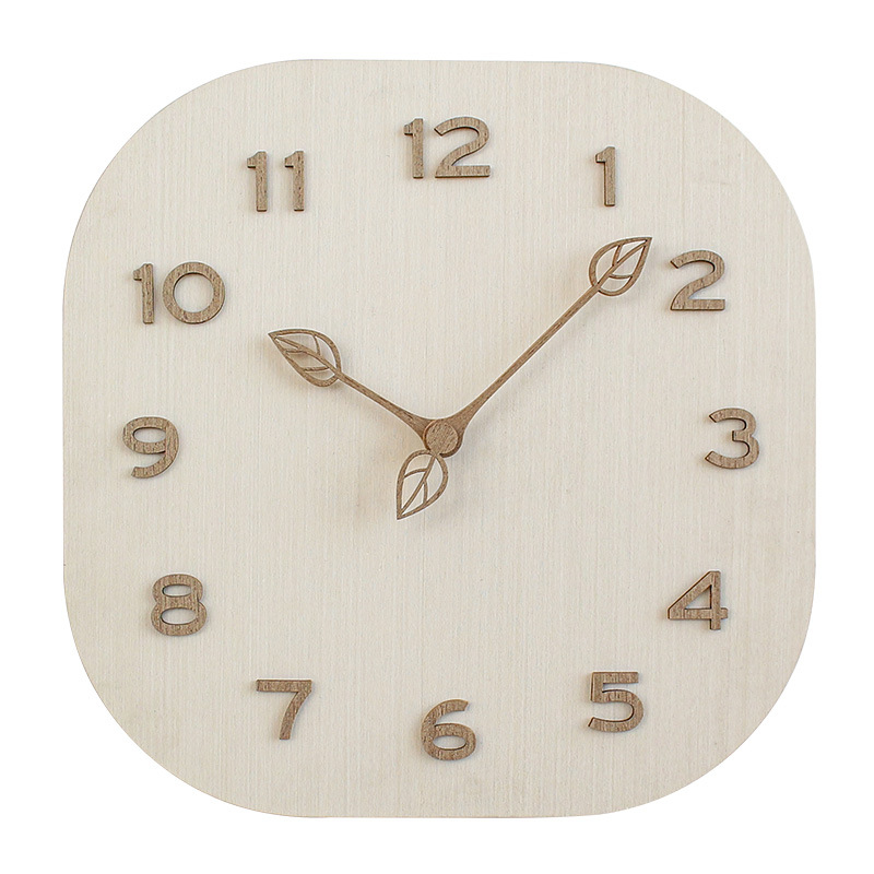 Lighting Home Decor Wall Clocks - Современные индивидуальные настенные часы, простой квадратный