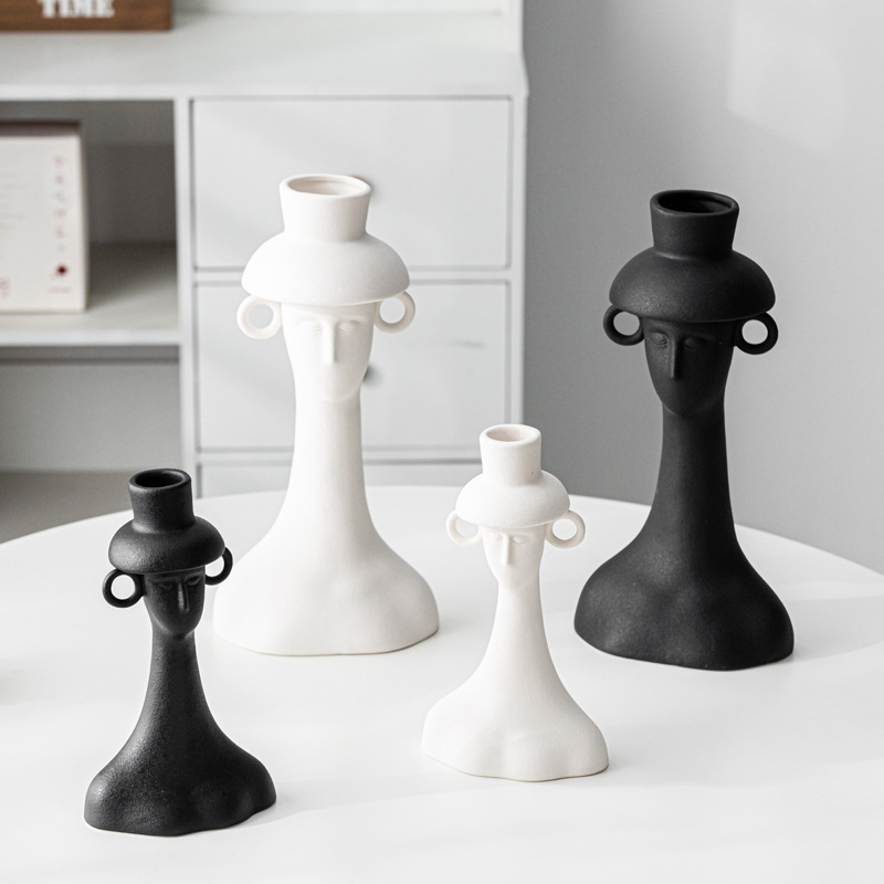 Home Decor Lighting Wholesale - Изысканная керамическая ваза в форме человеческой