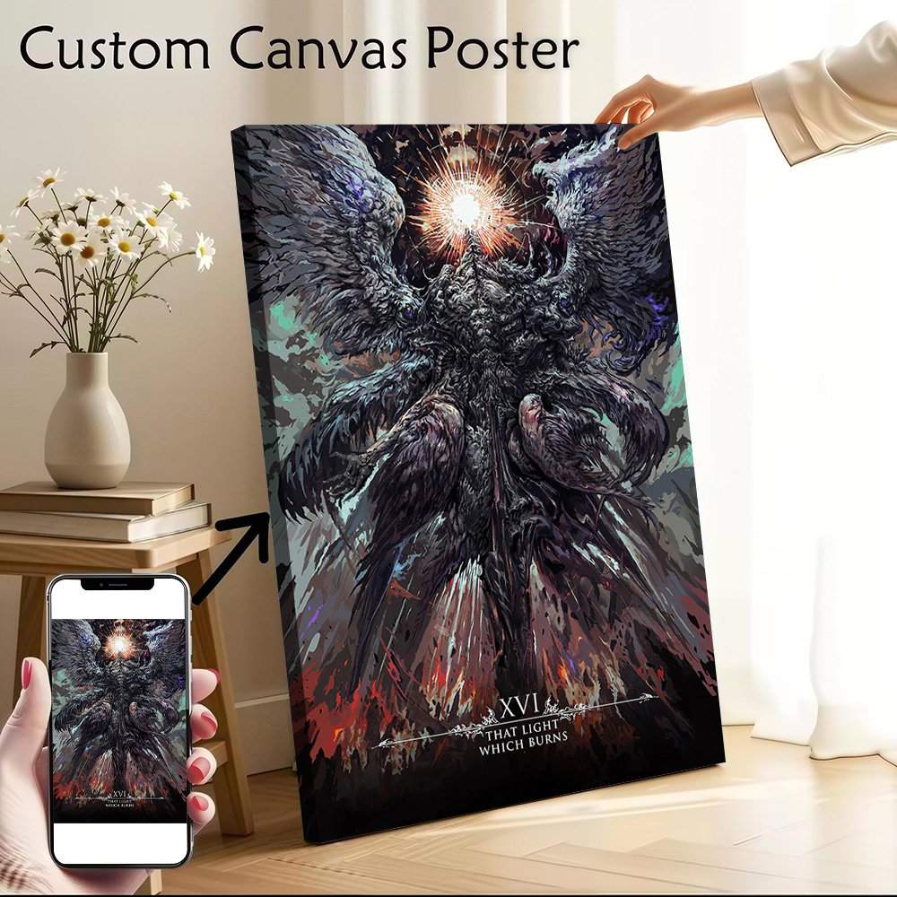 Lighting Room Decor Photo - Настенный постер «Это свет, который сжигает»: