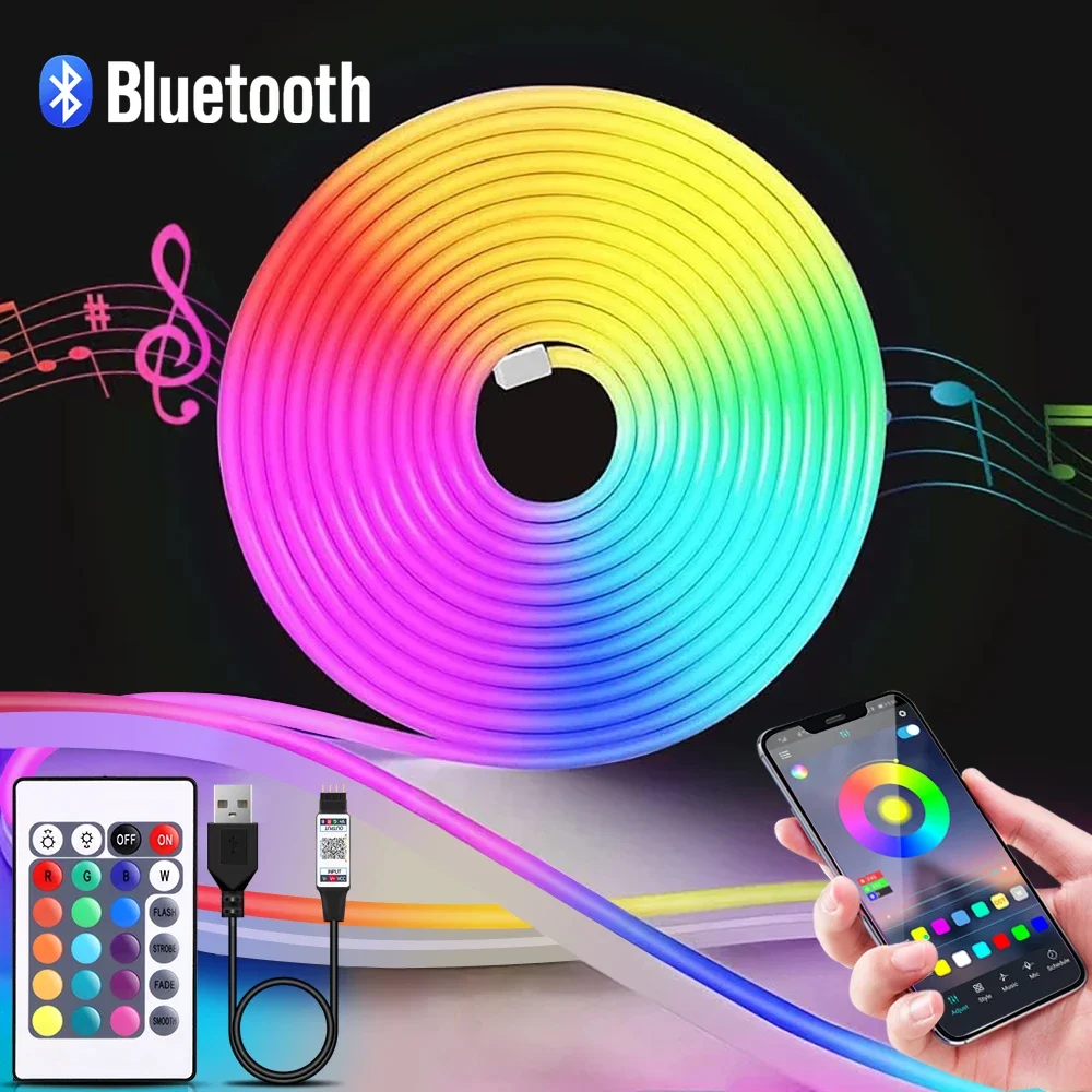 Lighting Decor In Room - 1-5 м RGB светодиодный неоновый светильник