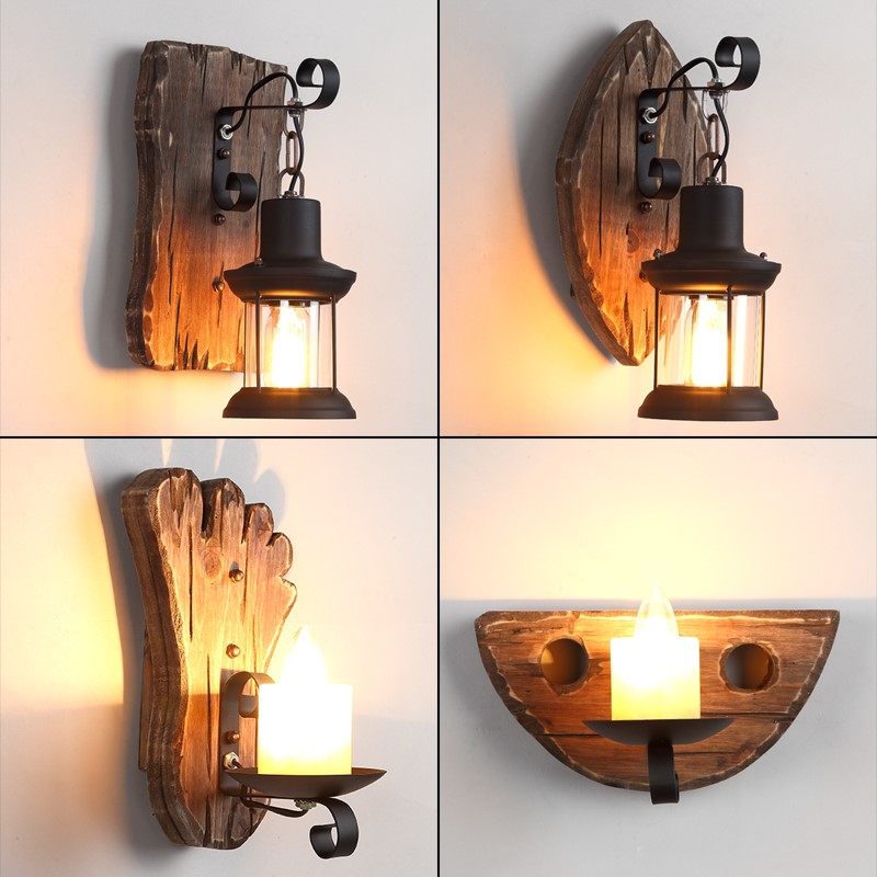 Деревянная настенная лампа для – обзор и цена Lighting Decoration On Wall