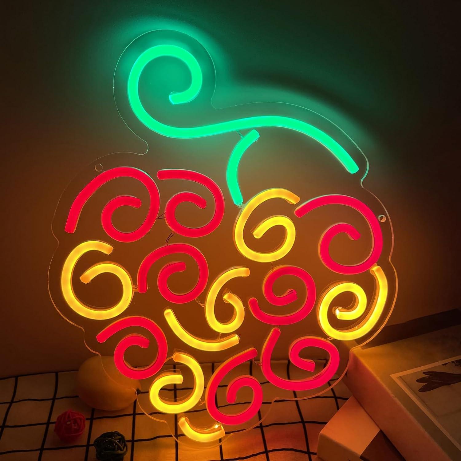 Неоновая вывеска Cyber Fruit,  – обзор и цена Lighting Decor In Room
