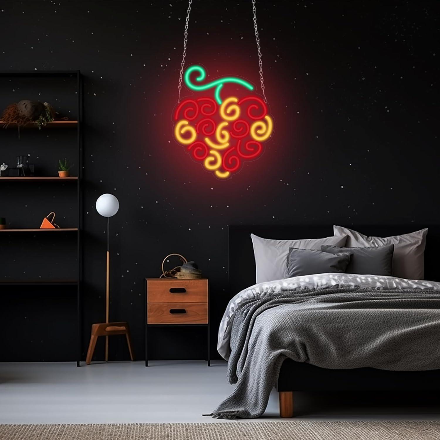 Неоновая вывеска Cyber Fruit,  – обзор и цена Lighting Decor In Room