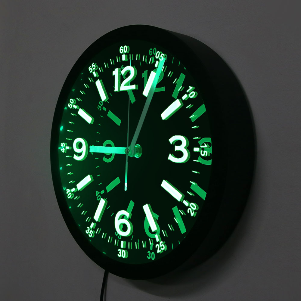 Светодиодные неоновые Настенны – обзор и цена Lighting Home Decor Wall Clocks