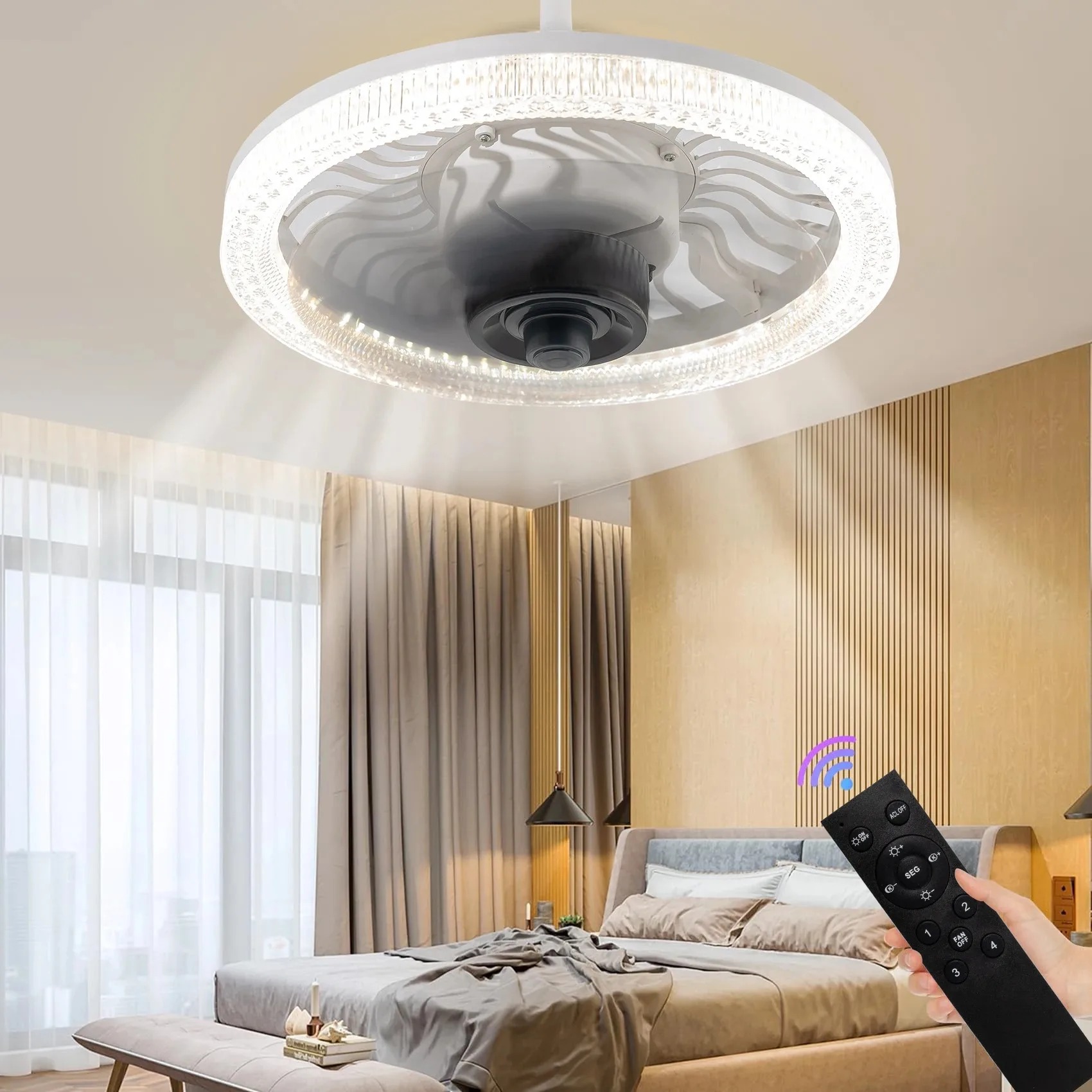 Умный светодиодный потолочный  – обзор и цена Touch Dimmer Lamp