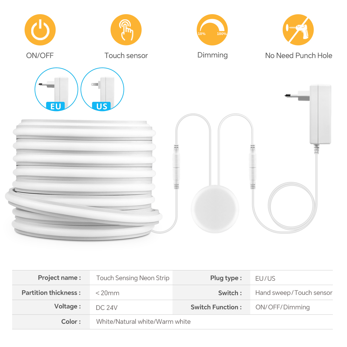 Туалетная лампа высотой, неоно – обзор и цена Touch Dimmer Lamp