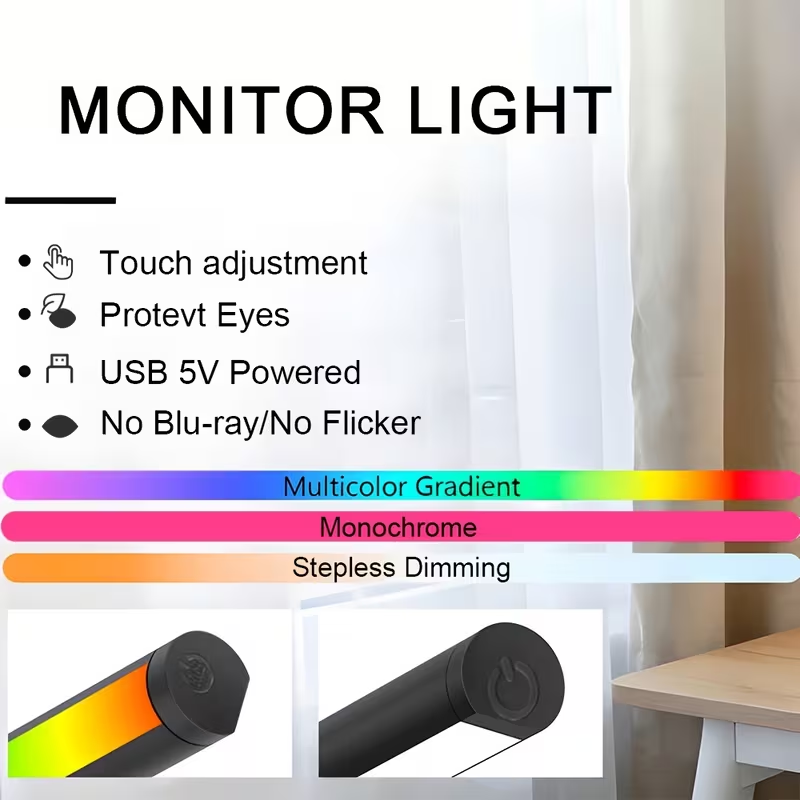 Светодиодная подсветка для экр – обзор и цена Touch Dimmer Lamp