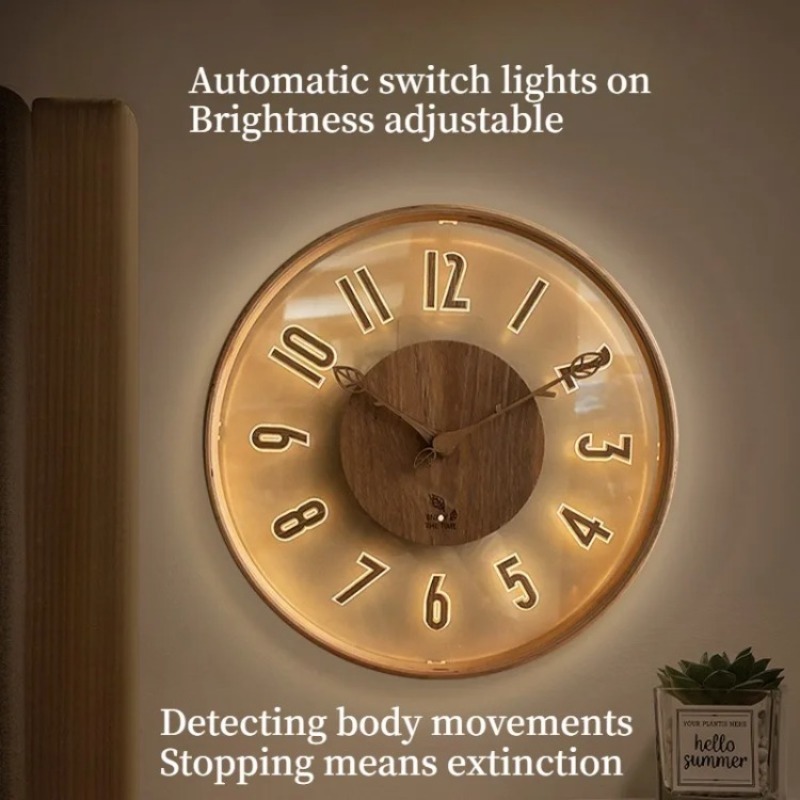 Умные настенные часы с радарны – обзор и цена Lighting Home Decor Wall Clocks
