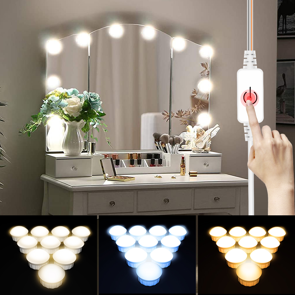 Светодиодная лампа для зеркала – обзор и цена Touch Dimmer Lamp