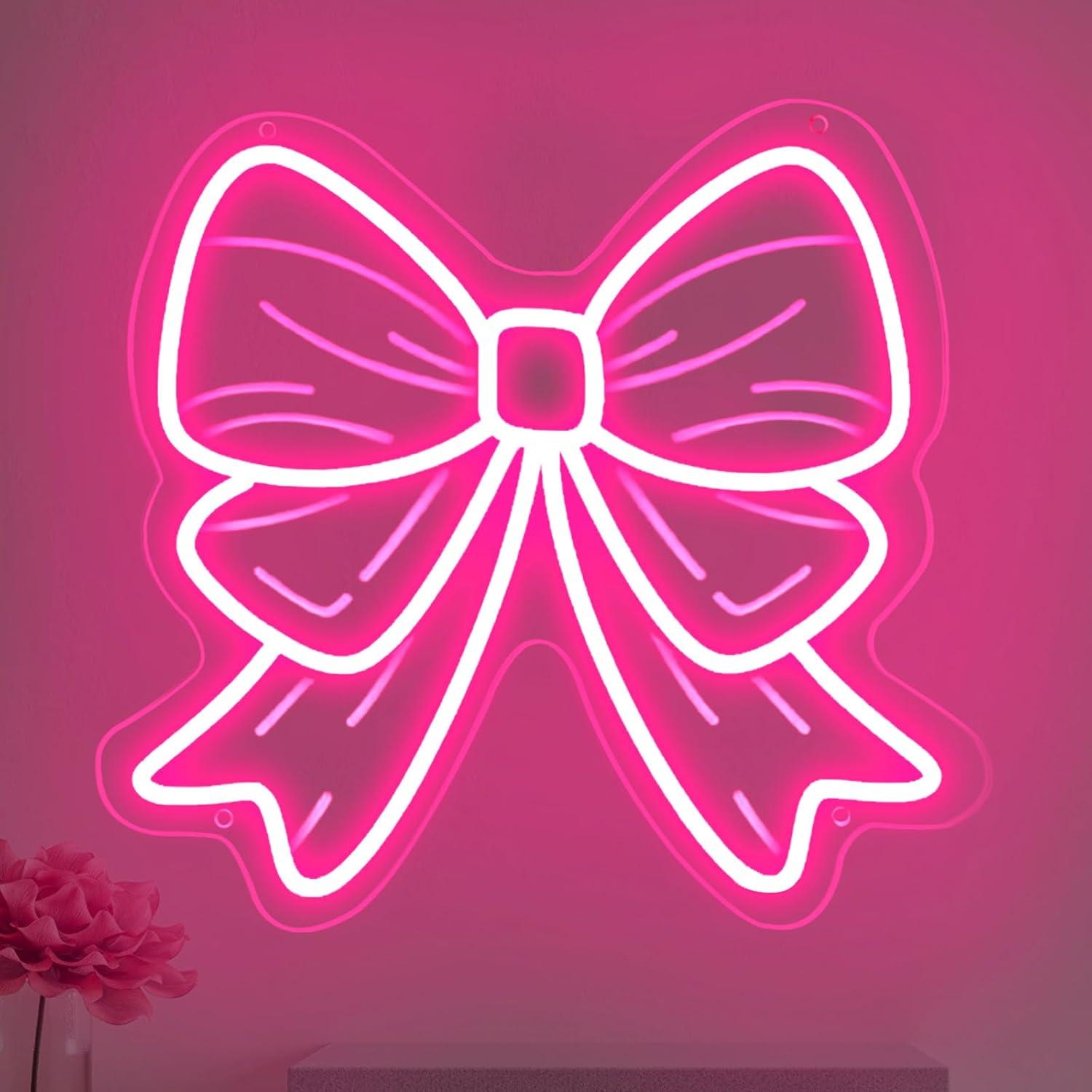 Неоновые вывески в форме банта – обзор и цена Lighting Decor In Room