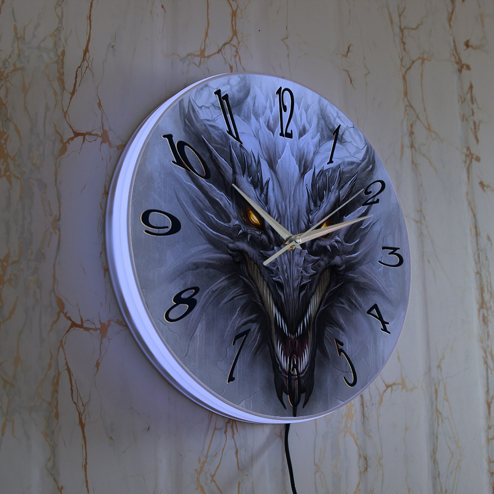 Готические настенные часы с из – обзор и цена Lighting Home Decor Wall Clocks