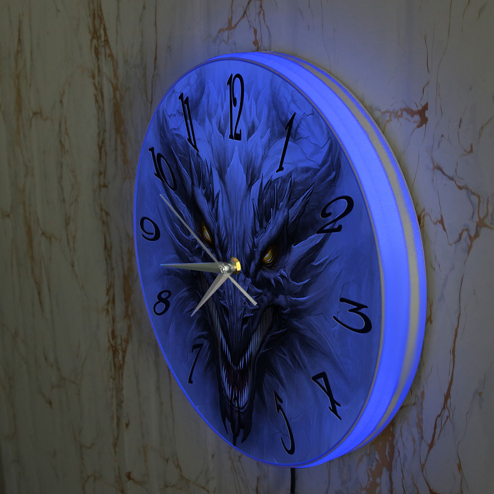 Готические настенные часы с из – обзор и цена Lighting Home Decor Wall Clocks