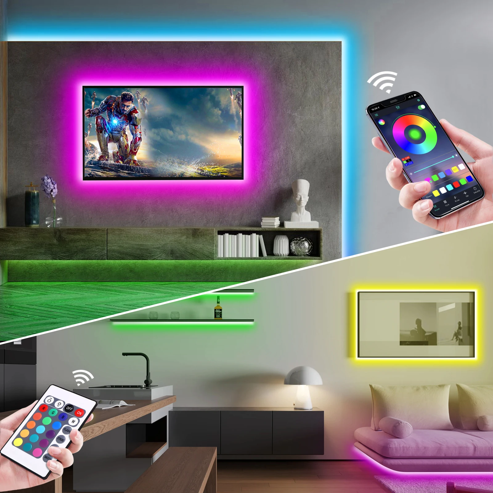 1-5 м RGB светодиодный неоновы – обзор и цена Lighting Decor In Room