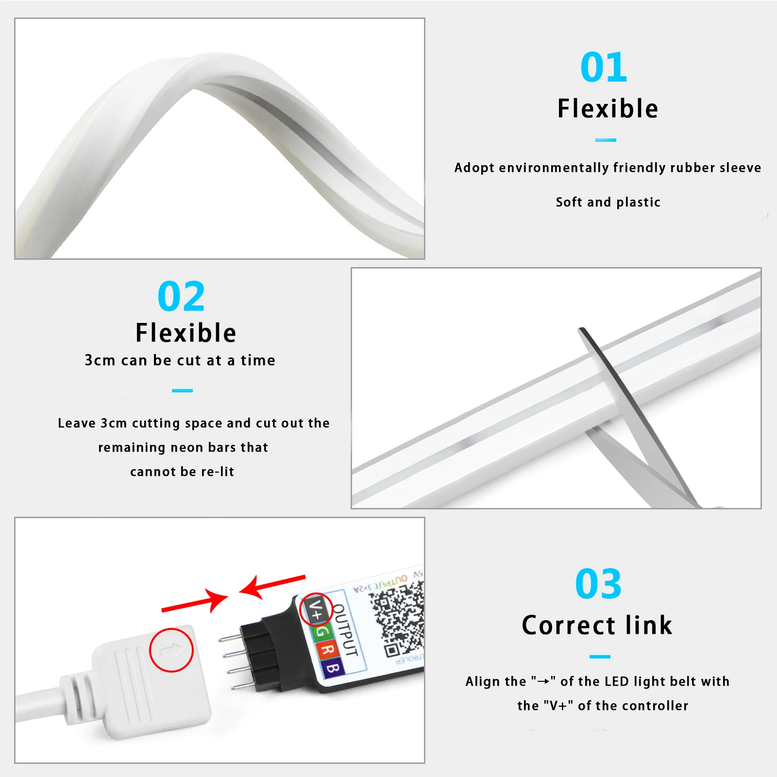 1-5 м RGB светодиодный неоновы – обзор и цена Lighting Decor In Room